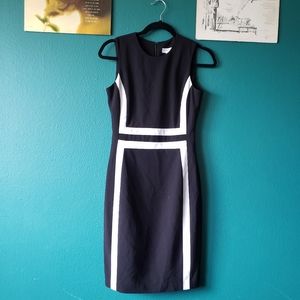 Black and white Calvin Klein dress